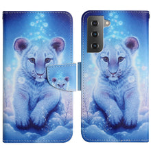 Load image into Gallery viewer, Painted Pattern Horizontal Flip Leather Phone Case, For Samsung Galaxy S22 5G, For Samsung Galaxy S22+ 5G, For Samsung Galaxy S22 Ultra 5G