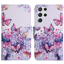 Load image into Gallery viewer, Painted Pattern Horizontal Flip Leather Phone Case, For Samsung Galaxy S22 5G, For Samsung Galaxy S22+ 5G, For Samsung Galaxy S22 Ultra 5G