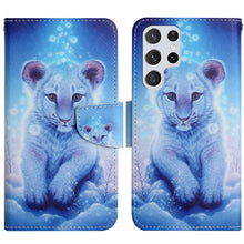 Load image into Gallery viewer, Painted Pattern Horizontal Flip Leather Phone Case, For Samsung Galaxy S22 5G, For Samsung Galaxy S22+ 5G, For Samsung Galaxy S22 Ultra 5G