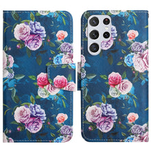 Load image into Gallery viewer, Painted Pattern Horizontal Flip Leather Phone Case, For Samsung Galaxy S22 5G, For Samsung Galaxy S22+ 5G, For Samsung Galaxy S22 Ultra 5G