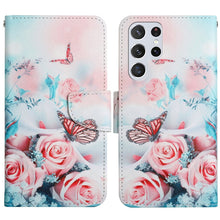 Load image into Gallery viewer, Painted Pattern Horizontal Flip Leather Phone Case, For Samsung Galaxy S22 5G, For Samsung Galaxy S22+ 5G, For Samsung Galaxy S22 Ultra 5G