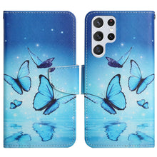 Load image into Gallery viewer, Painted Pattern Horizontal Flip Leather Phone Case, For Samsung Galaxy S22 5G, For Samsung Galaxy S22+ 5G, For Samsung Galaxy S22 Ultra 5G