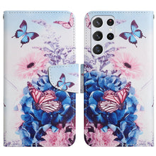 Load image into Gallery viewer, Painted Pattern Horizontal Flip Leather Phone Case, For Samsung Galaxy S22 5G, For Samsung Galaxy S22+ 5G, For Samsung Galaxy S22 Ultra 5G