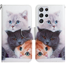 Load image into Gallery viewer, Painted Pattern Horizontal Flip Leather Phone Case, For Samsung Galaxy S22 5G, For Samsung Galaxy S22+ 5G, For Samsung Galaxy S22 Ultra 5G