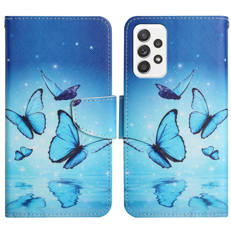 Painted Pattern Horizontal Flip Leather Phone Case, For Samsung Galaxy A13 5G, For Samsung Galaxy A53 5G, For Samsung Galaxy A33 5G
