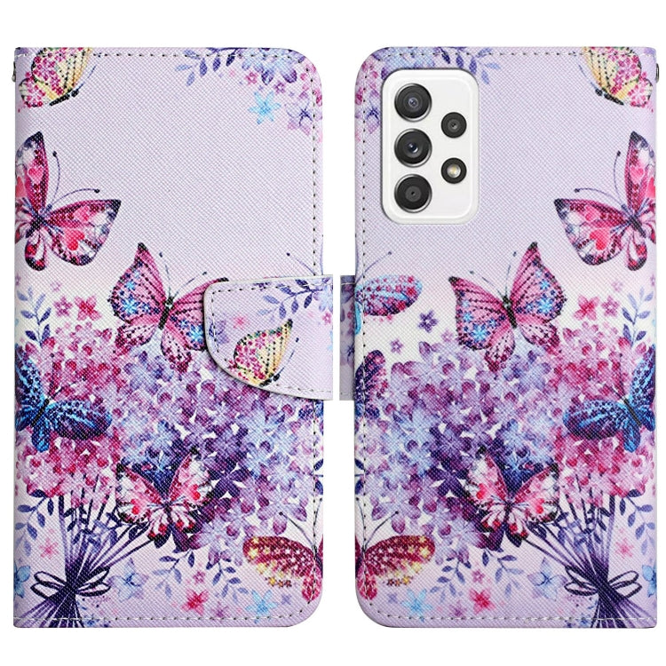 Painted Pattern Horizontal Flip Leather Phone Case, For Samsung Galaxy A13 5G, For Samsung Galaxy A53 5G, For Samsung Galaxy A33 5G
