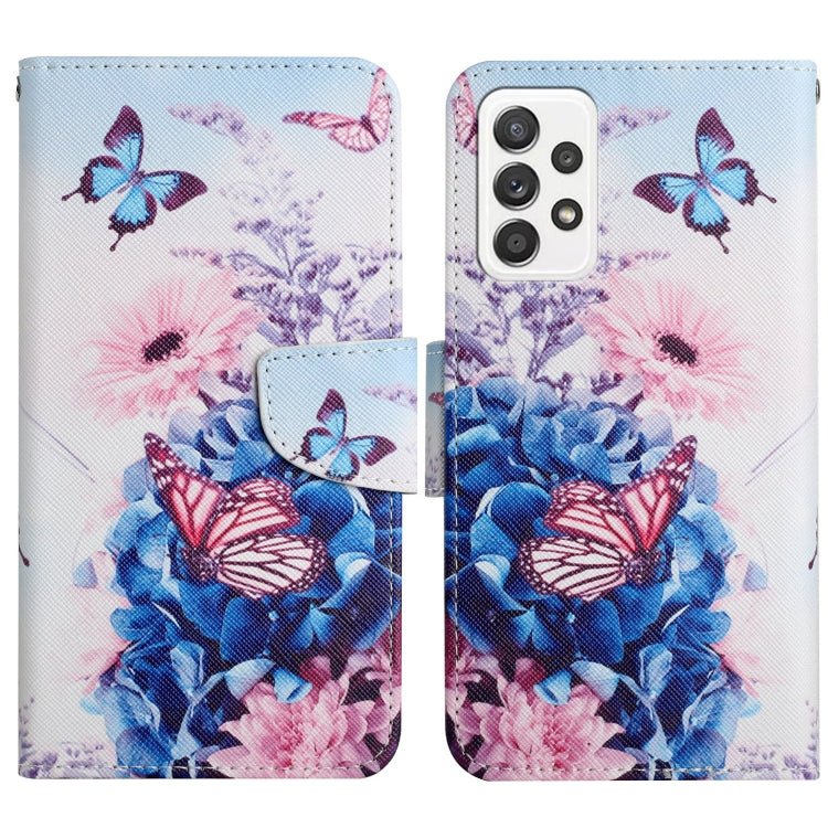Painted Pattern Horizontal Flip Leather Phone Case, For Samsung Galaxy A13 5G, For Samsung Galaxy A53 5G, For Samsung Galaxy A33 5G