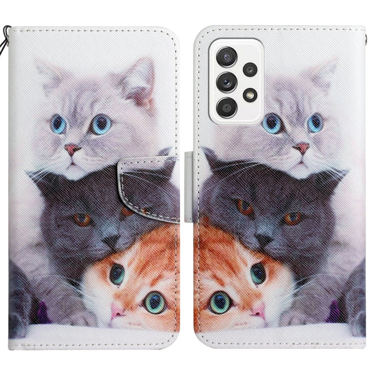 Painted Pattern Horizontal Flip Leather Phone Case, For Samsung Galaxy A13 5G, For Samsung Galaxy A53 5G, For Samsung Galaxy A33 5G