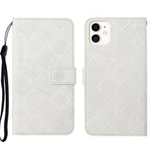 Load image into Gallery viewer, Ethnic Style Embossed Pattern Leather Phone Case, For iPhone 13, For iPhone 13 Pro, For iPhone 13 Pro Max, For iPhone 13 mini