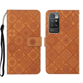 Ethnic Style Embossed Pattern Leather Phone Case, For Xiaomi Redmi 10, For Xiaomi Redmi 10C, For Xiaomi Redmi K40, For Xiaomi Redmi Note 11, For Xiaomi Redmi Note 11 4G Global, For Xiaomi Redmi Note 11 Pro