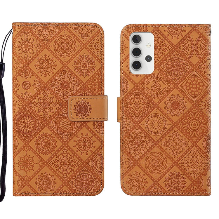 Ethnic Style Embossed Pattern Leather Phone Case, For Samsung Galaxy A13 5G, For Samsung Galaxy A22 5G, For Samsung Galaxy A22 4G, For Samsung Galaxy A23, For Samsung Galaxy A32 4G, For Samsung Galaxy A32 5G