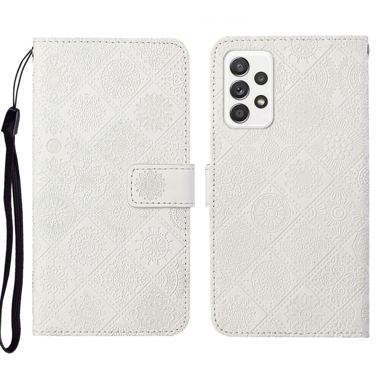 Ethnic Style Embossed Pattern Leather Phone Case, For Samsung Galaxy A33 5G, For Samsung Galaxy A52, For Samsung Galaxy A53, For Samsung Galaxy A73 5G, For Samsung Galaxy S22+ 5G, For Samsung Galaxy S22 Ultra 5G