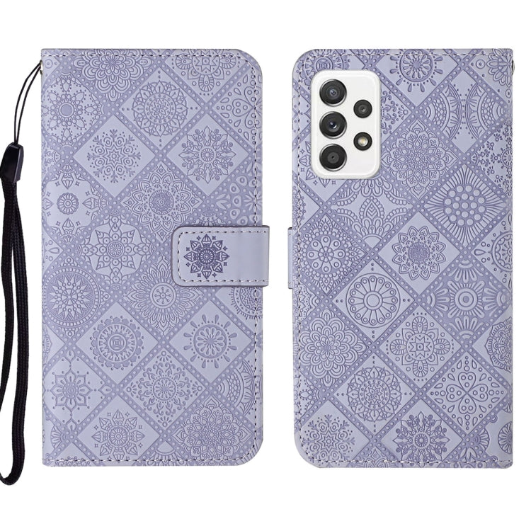 Ethnic Style Embossed Pattern Leather Phone Case, For Samsung Galaxy A33 5G, For Samsung Galaxy A52, For Samsung Galaxy A53, For Samsung Galaxy A73 5G, For Samsung Galaxy S22+ 5G, For Samsung Galaxy S22 Ultra 5G