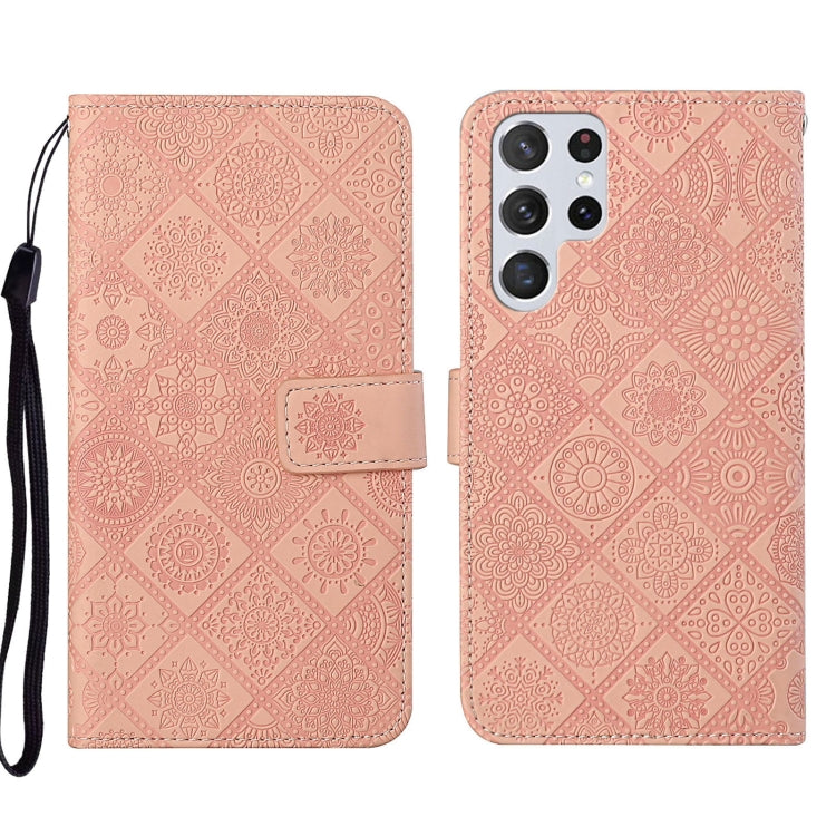 Ethnic Style Embossed Pattern Leather Phone Case, For Samsung Galaxy A33 5G, For Samsung Galaxy A52, For Samsung Galaxy A53, For Samsung Galaxy A73 5G, For Samsung Galaxy S22+ 5G, For Samsung Galaxy S22 Ultra 5G