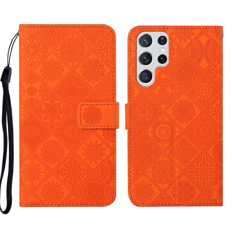 Ethnic Style Embossed Pattern Leather Phone Case, For Samsung Galaxy A33 5G, For Samsung Galaxy A52, For Samsung Galaxy A53, For Samsung Galaxy A73 5G, For Samsung Galaxy S22+ 5G, For Samsung Galaxy S22 Ultra 5G