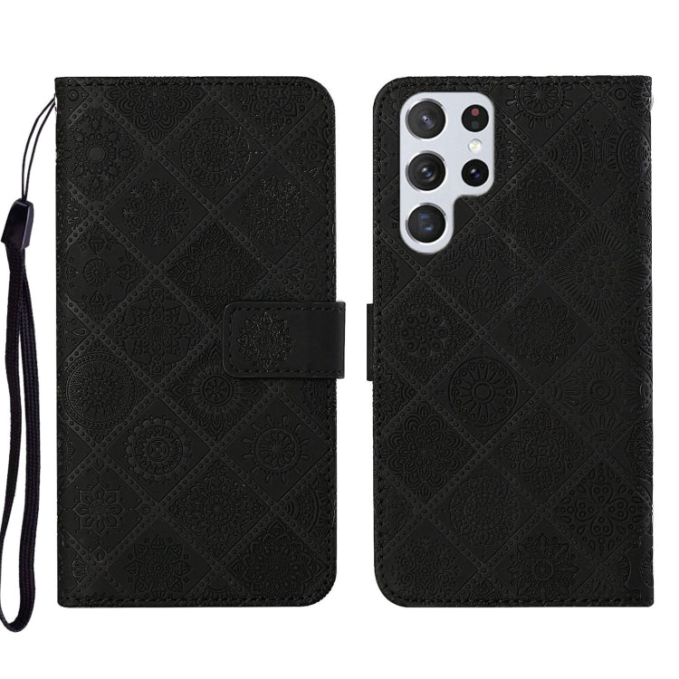 Ethnic Style Embossed Pattern Leather Phone Case, For Samsung Galaxy A33 5G, For Samsung Galaxy A52, For Samsung Galaxy A53, For Samsung Galaxy A73 5G, For Samsung Galaxy S22+ 5G, For Samsung Galaxy S22 Ultra 5G