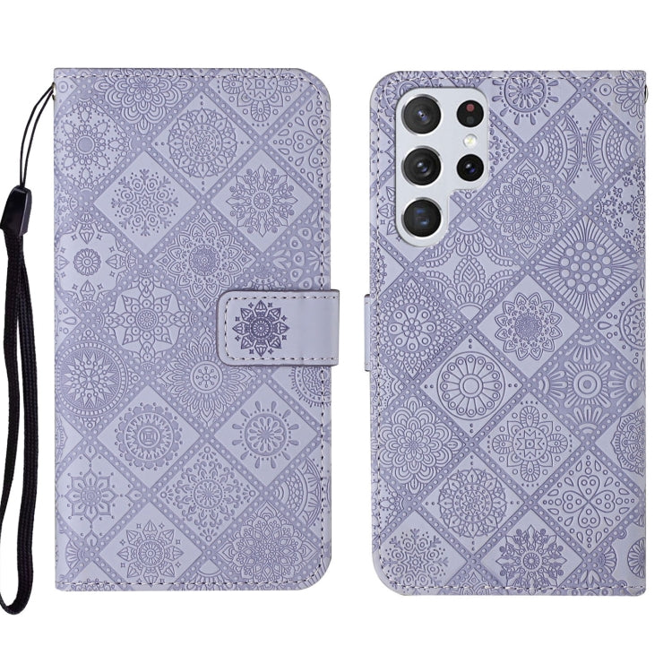Ethnic Style Embossed Pattern Leather Phone Case, For Samsung Galaxy A33 5G, For Samsung Galaxy A52, For Samsung Galaxy A53, For Samsung Galaxy A73 5G, For Samsung Galaxy S22+ 5G, For Samsung Galaxy S22 Ultra 5G