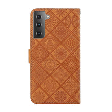 Load image into Gallery viewer, Ethnic Style Embossed Pattern Leather Phone Case, For Samsung Galaxy S22 5G