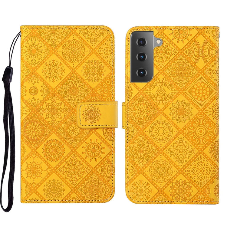 Ethnic Style Embossed Pattern Leather Phone Case, For Samsung Galaxy S22 5G