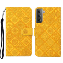Load image into Gallery viewer, Ethnic Style Embossed Pattern Leather Phone Case, For Samsung Galaxy S22 5G