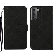 Load image into Gallery viewer, Ethnic Style Embossed Pattern Leather Phone Case, For Samsung Galaxy S22 5G