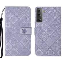 Load image into Gallery viewer, Ethnic Style Embossed Pattern Leather Phone Case, For Samsung Galaxy S22 5G