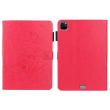 Load image into Gallery viewer, Embossed Butterfly Pattern Smart Leather Tablet Case, For iPad mini 2024 / mini 6, For iPad Pro 11 inch 2020 / 2018
