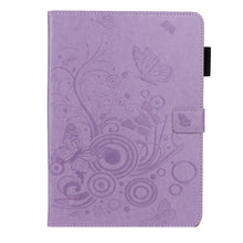 Load image into Gallery viewer, Embossed Butterfly Pattern Smart Leather Tablet Case, For iPad mini 2024 / mini 6, For iPad Pro 11 inch 2020 / 2018