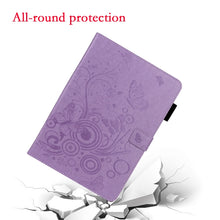 Load image into Gallery viewer, Embossed Butterfly Pattern Smart Leather Tablet Case, For iPad mini 2024 / mini 6, For iPad Pro 11 inch 2020 / 2018