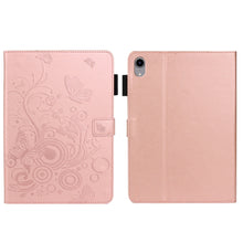 Load image into Gallery viewer, Embossed Butterfly Pattern Smart Leather Tablet Case, For iPad mini 2024 / mini 6, For iPad Pro 11 inch 2020 / 2018