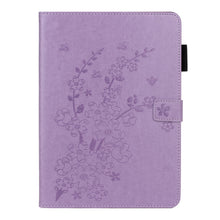 Load image into Gallery viewer, Embossed Plum Bossom Pattern Smart Leather Tablet Case, For iPad Pro 11 inch 2020 / 2018, For iPad mini 2024 / mini 6