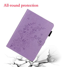 Load image into Gallery viewer, Embossed Plum Bossom Pattern Smart Leather Tablet Case, For iPad Pro 11 inch 2020 / 2018, For iPad mini 2024 / mini 6