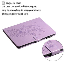 Load image into Gallery viewer, Embossed Plum Bossom Pattern Smart Leather Tablet Case, For iPad Pro 11 inch 2020 / 2018, For iPad mini 2024 / mini 6
