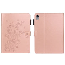 Load image into Gallery viewer, Embossed Plum Bossom Pattern Smart Leather Tablet Case, For iPad Pro 11 inch 2020 / 2018, For iPad mini 2024 / mini 6