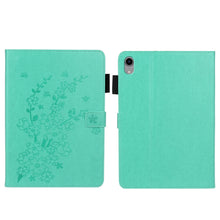 Load image into Gallery viewer, Embossed Plum Bossom Pattern Smart Leather Tablet Case, For iPad Pro 11 inch 2020 / 2018, For iPad mini 2024 / mini 6