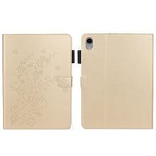 Load image into Gallery viewer, Embossed Plum Bossom Pattern Smart Leather Tablet Case, For iPad Pro 11 inch 2020 / 2018, For iPad mini 2024 / mini 6