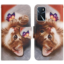 Load image into Gallery viewer, Painted Pattern Flip Leather Phone Case, For OPPO A16, For vivo Y21 / Y21S / Y33S