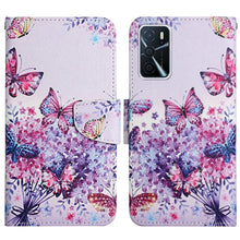 Load image into Gallery viewer, Painted Pattern Flip Leather Phone Case, For OPPO A16, For vivo Y21 / Y21S / Y33S