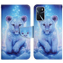 Load image into Gallery viewer, Painted Pattern Flip Leather Phone Case, For OPPO A16, For vivo Y21 / Y21S / Y33S