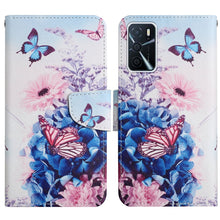 Load image into Gallery viewer, Painted Pattern Flip Leather Phone Case, For OPPO A16, For vivo Y21 / Y21S / Y33S