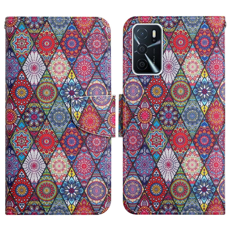 Painted Pattern Flip Leather Phone Case, For OPPO A16, For vivo Y21 / Y21S / Y33S