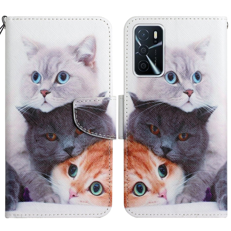 Painted Pattern Flip Leather Phone Case, For OPPO A16, For vivo Y21 / Y21S / Y33S