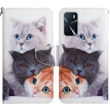 Load image into Gallery viewer, Painted Pattern Flip Leather Phone Case, For OPPO A16, For vivo Y21 / Y21S / Y33S