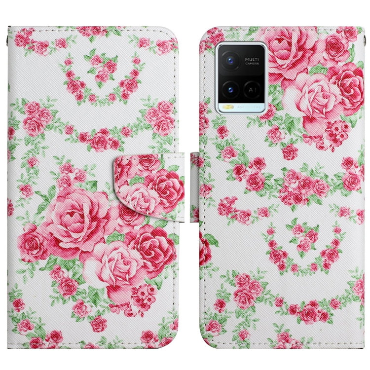 Painted Pattern Flip Leather Phone Case, For OPPO A16, For vivo Y21 / Y21S / Y33S