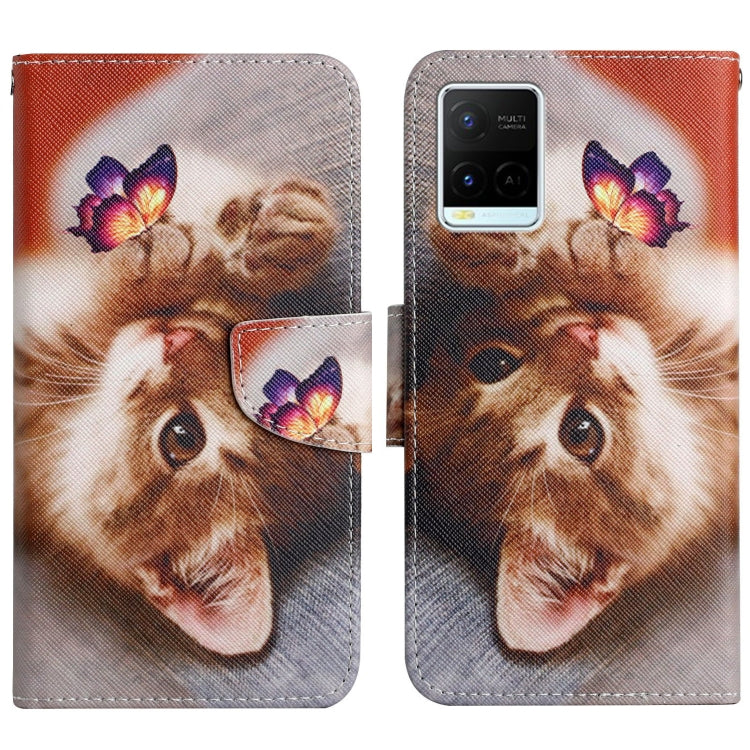 Painted Pattern Flip Leather Phone Case, For OPPO A16, For vivo Y21 / Y21S / Y33S