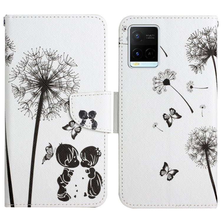 Painted Pattern Flip Leather Phone Case, For OPPO A16, For vivo Y21 / Y21S / Y33S