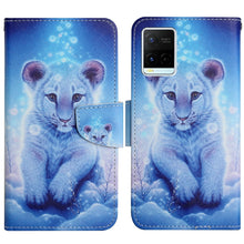 Load image into Gallery viewer, Painted Pattern Flip Leather Phone Case, For OPPO A16, For vivo Y21 / Y21S / Y33S