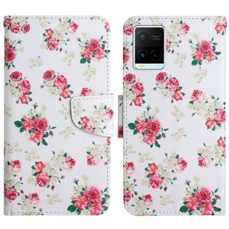 Painted Pattern Flip Leather Phone Case, For OPPO A16, For vivo Y21 / Y21S / Y33S