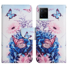 Load image into Gallery viewer, Painted Pattern Flip Leather Phone Case, For OPPO A16, For vivo Y21 / Y21S / Y33S