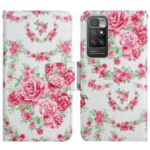 Load image into Gallery viewer, Painted Pattern Flip Leather Phone Case, For Xiaomi Redmi 10, For Xiaomi Redmi K40